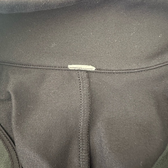 Alo Yoga Charmed Point Collar Tennis Dress-Black - Picture 5 of 8